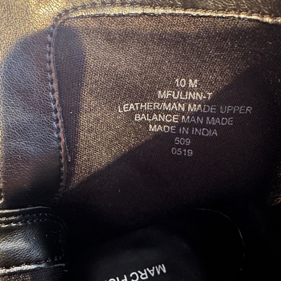 Marc Fisher Black Leather Moto Boots - Picture 8 of 11